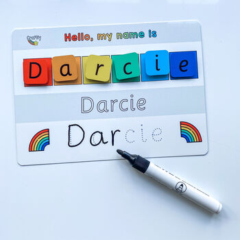 Personalised Childrens School Name Mat, 2 of 4