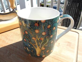 Jumbo Mug In William Morris Woodpecker Design, 7 of 11