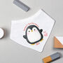 Personalised First Christmas Penguin Babygrow, thumbnail 4 of 7