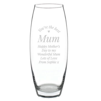 Personalised You Are The Best Sister Vase, 2 of 2