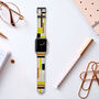 Mondrian Vegan Leather Apple Watch Band, thumbnail 6 of 7