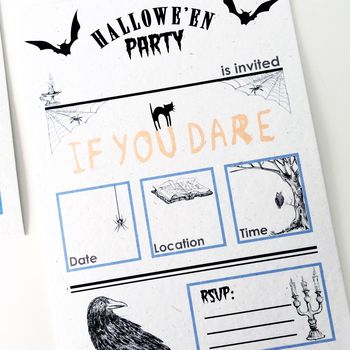 Personalised Halloween Party Invitations, 3 of 6