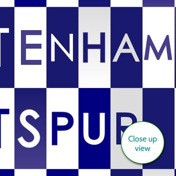 Tottenham Hotspur Print Personalised Spurs Gift Or Card, 4 of 5