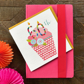 Cupcake 60th Birthday Card, 3 of 4