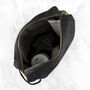 Personalised Men’s Vintage Waxed Canvas Wash Bag, thumbnail 4 of 9