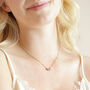 Shell Moon And Star Pendant Necklace In Gold, thumbnail 4 of 5