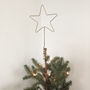 Christmas Star Wire Tree Topper, thumbnail 3 of 12