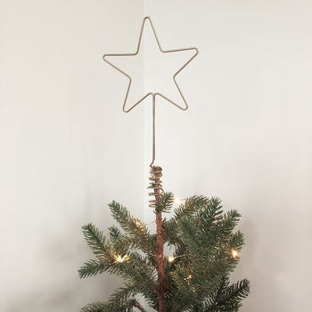 Christmas Star Wire Tree Topper, 3 of 12