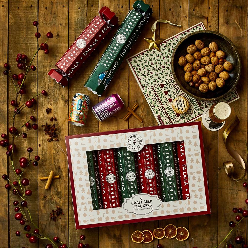 Download Craft Beer Christmas Crackers Six Set By Beer Hawk Notonthehighstreet Com PSD Mockup Templates