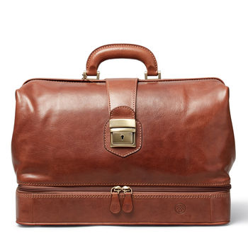 Italian Leather Doctors Bag. 'The Donnini L', 2 of 12