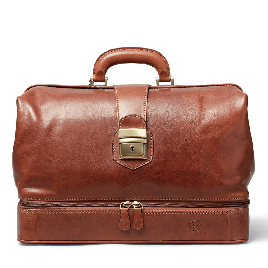 Italian Leather Doctors Bag. 'the Donnini L' By Maxwell Scott Bags ...