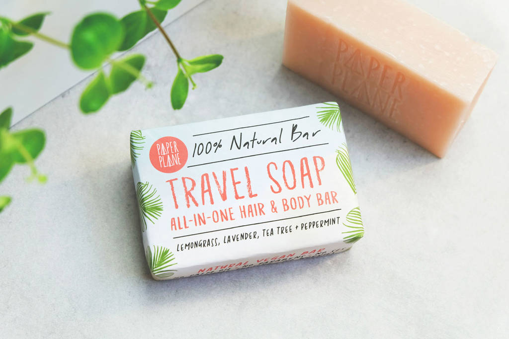 100% Natural Vegan Travel Soap And Solid Shampoo Bar, 1 of 4