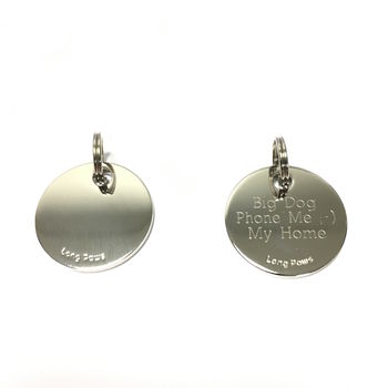 Engraved Nickel Plated Dog Tag, 3 of 4