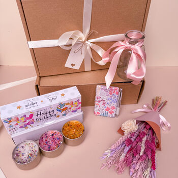 Happy Birthday Hamper Flower Theme, 6 of 6