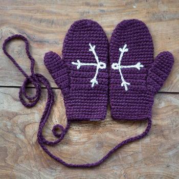 Snowflake Slipper Socks In Chunky Crochet, 10 of 12