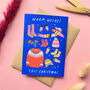 Warm Wishes Christmas Greeting Card, thumbnail 1 of 3