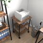 Mobile Stand With Storage Side Table On Wheels, thumbnail 4 of 8