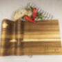 Personalised Cheese And Biscuits Acacia Wood Board, thumbnail 1 of 4