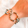 Elegant Beaded Circle Link Bracelet, thumbnail 3 of 3