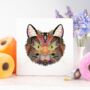 Mandala Black Cat Cross Stitch Kit, thumbnail 1 of 5