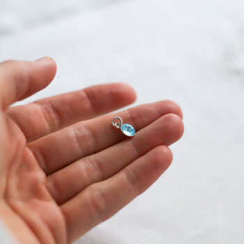 Add A Birthstone Charm, Sterling Silver, 4 of 5