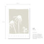Botanical Echinacea Print, thumbnail 3 of 4