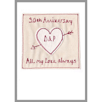 Personalised Cupids Arrow Anniversary / Valentines Card, 3 of 12