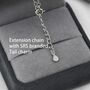 Open Heart Cz Necklace In Sterling Silver, thumbnail 6 of 11
