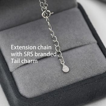 Open Heart Cz Necklace In Sterling Silver, 6 of 11