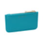 Turquoise Coin Purse With 'Be Happy' Slogan, thumbnail 2 of 3