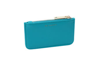 Turquoise Coin Purse With 'Be Happy' Slogan, 2 of 3