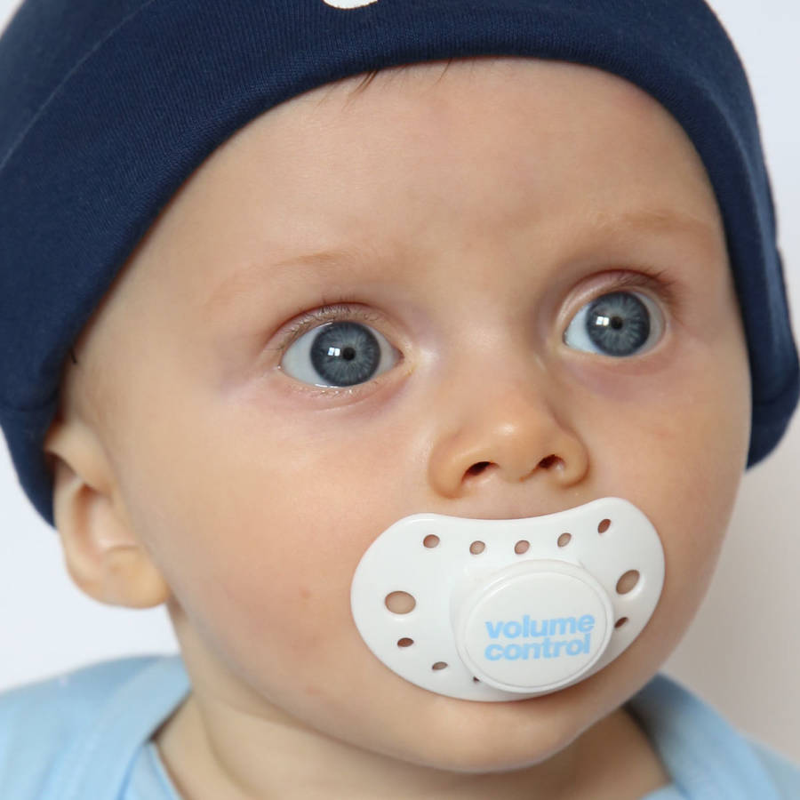 Newborn Gift, Volume Control, Baby Soother, Baby Gift, Blue