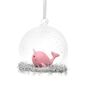 Pink Narwhal Christmas Bauble Tree Decoration Present, thumbnail 1 of 2