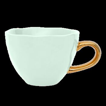 Good Morning Cappuccino Mug Celadon, 4 of 4