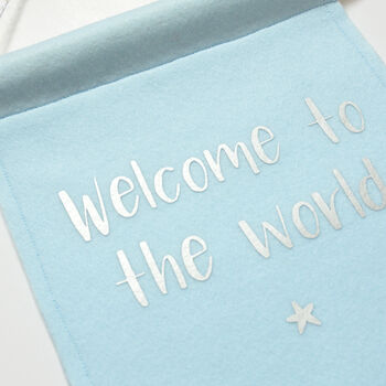 Welcome To The World Nursery Banner, 2 of 5