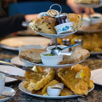 Sparkling Fish And Chip Afternoon Tea For Two In Whitby, 2 of 3