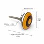 Minimalist Circle Ceramic Cabinet Knob, thumbnail 8 of 9