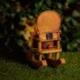 Rocking Chair Sitting Bear Solar Power Garden Ornament, thumbnail 4 of 6