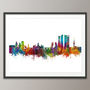 Madrid Skyline Cityscape Art Print, thumbnail 4 of 8
