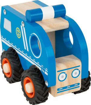 Personalised Wooden Police Car Toy, 4 of 5