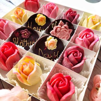 Personalised Chocolate Roses, Sweet Flowers Gift, 6 of 8