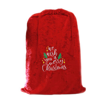 Christmas Gift Sack With Festive Design, 2 of 2