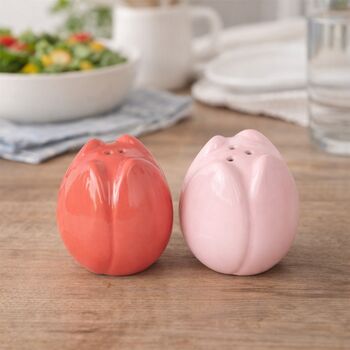 Tulip Salt And Pepper Shakers Set Kitchen Decor, 5 of 6