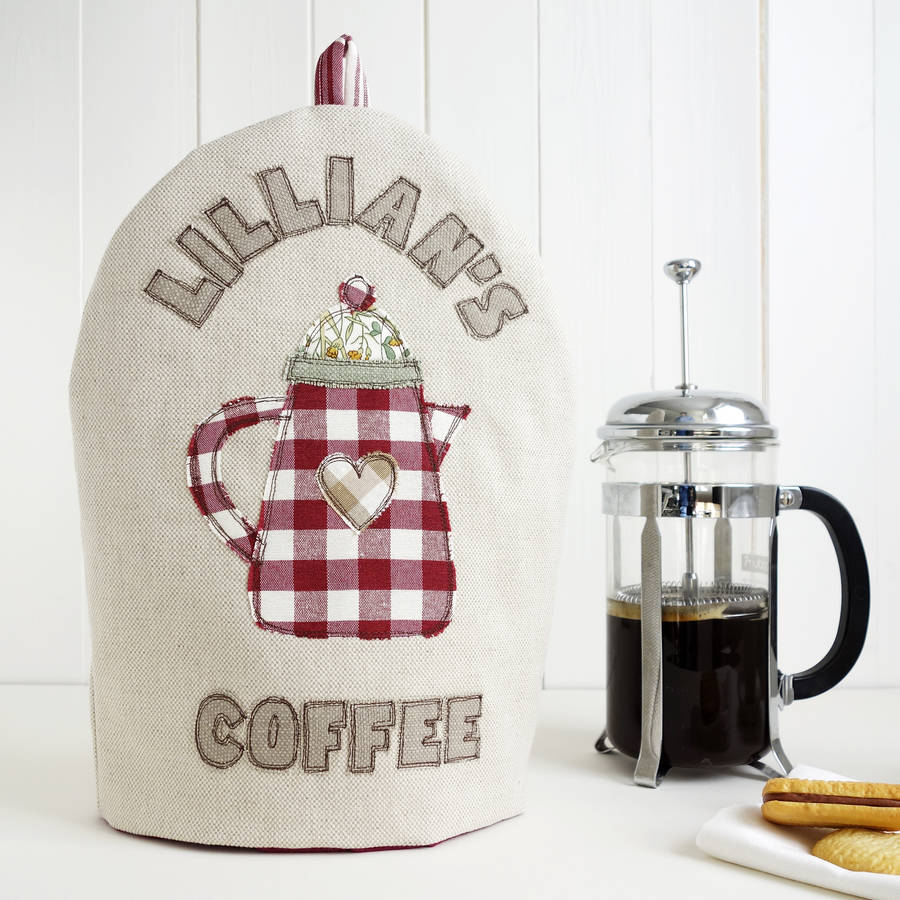 Personalised Cafetiere Cosy Gift For Her, 1 of 12