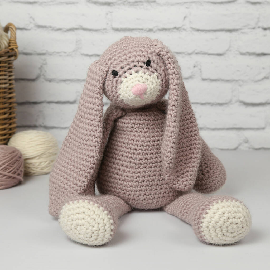 Giant Mabel Bunny Crochet Kit, 1 of 6