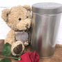 Personalised Valentine Teddy In A Tin, thumbnail 5 of 5