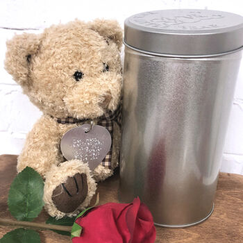 Personalised Valentine Teddy In A Tin, 5 of 5