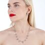 925 Sterling Silver Shard Station Necklace, thumbnail 5 of 5