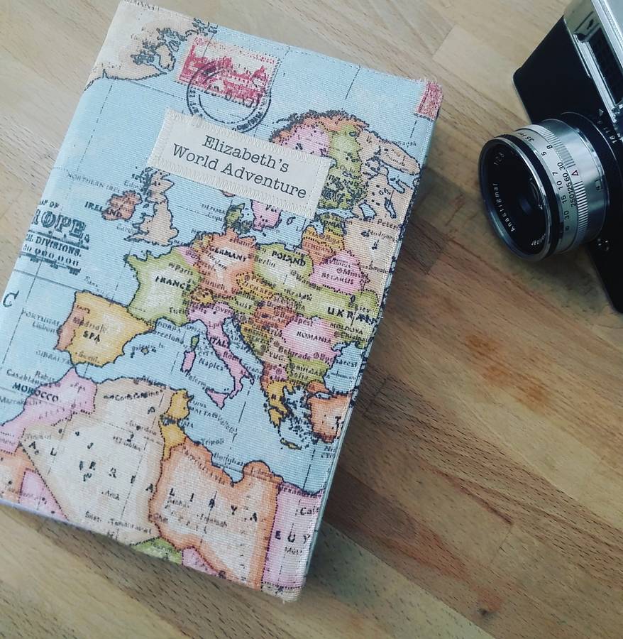 Personalised Map Notebook By love lime | notonthehighstreet.com