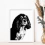 Personalised Pet Portrait Foil Photograph Print, thumbnail 1 of 12